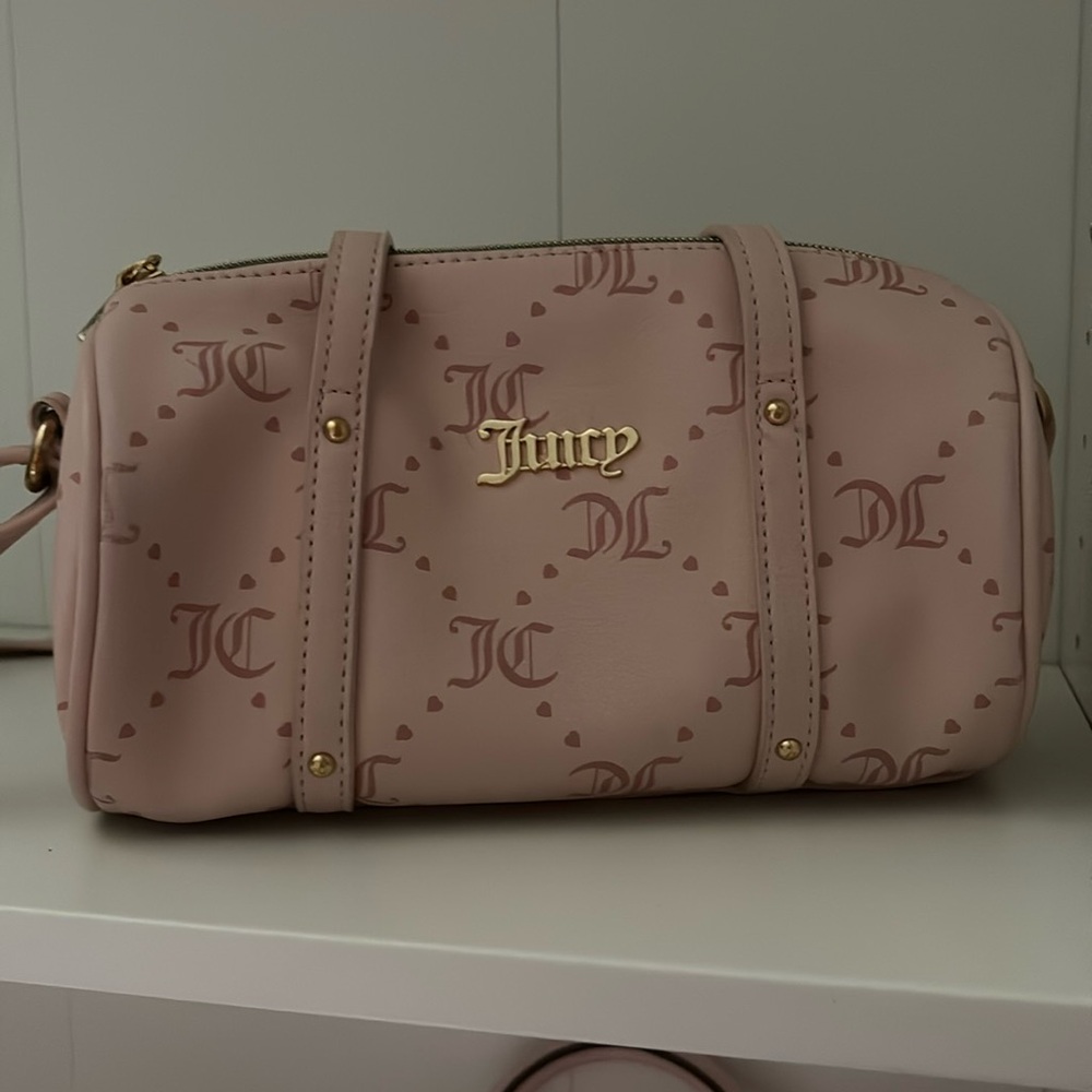 JUICY COUTURE PINK BARREL BAG